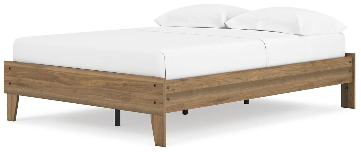 Ashley Express - Deanlow Full Platform Bed with Dresser and Nightstand - Walo Furniture