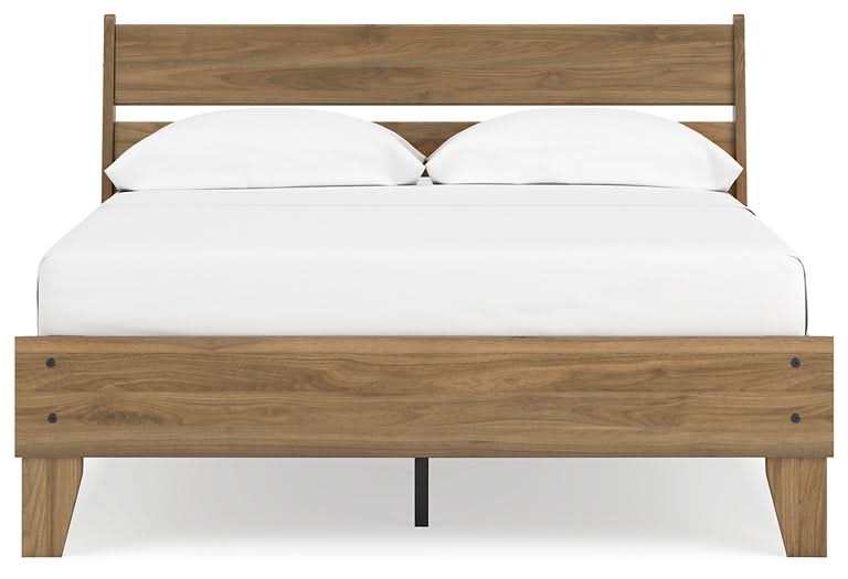 Ashley Express - Deanlow Full Platform Panel Bed with Dresser and Nightstand - Walo Furniture