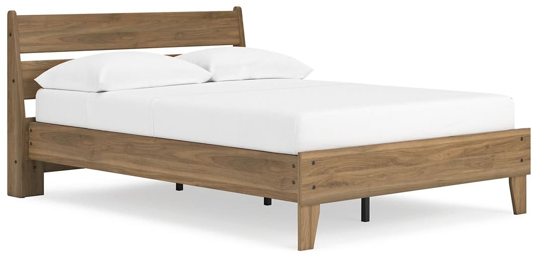 Ashley Express - Deanlow Full Platform Panel Bed with Dresser and Nightstand - Walo Furniture