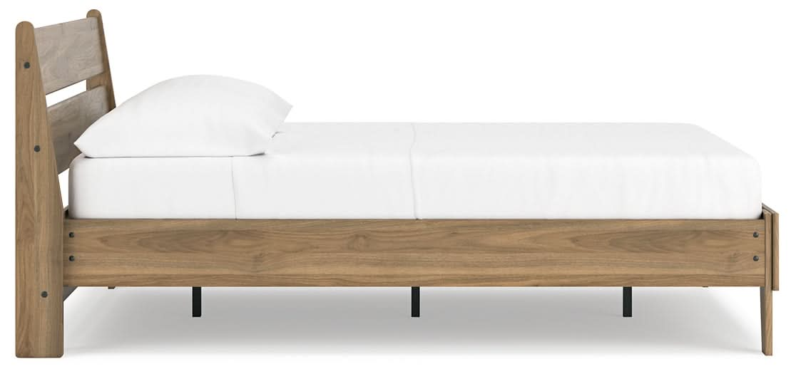 Ashley Express - Deanlow Platform Panel Bed - Walo Furniture