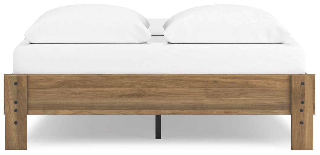 Ashley Express - Deanlow Queen Platform Bed with Dresser, Chest and Nightstand - Walo Furniture