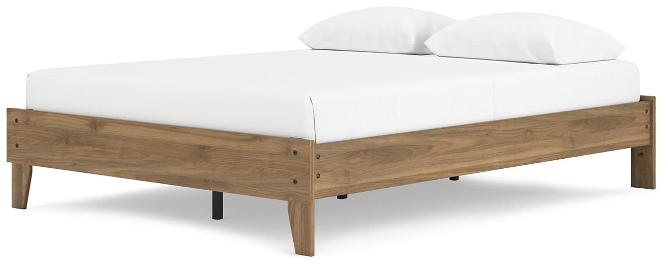 Ashley Express - Deanlow Queen Platform Bed with Dresser, Chest and Nightstand - Walo Furniture