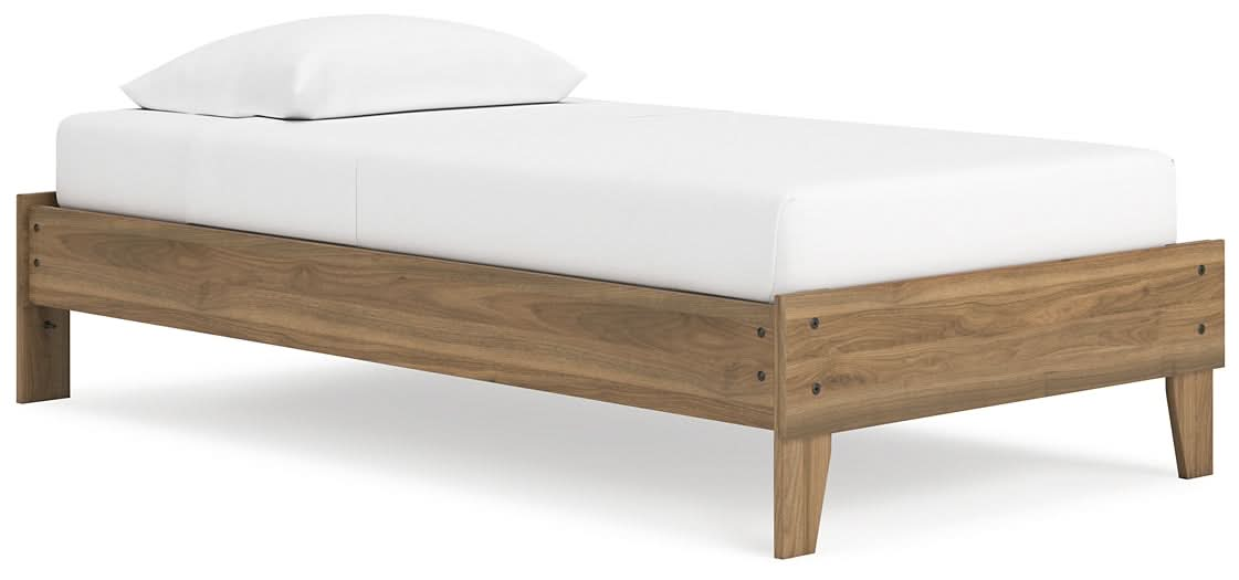 Ashley Express - Deanlow Twin Platform Bed with Dresser and Nightstand - Walo Furniture