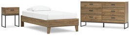 Ashley Express - Deanlow Twin Platform Bed with Dresser and Nightstand - Walo Furniture