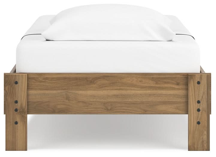 Ashley Express - Deanlow Twin Platform Bed with Dresser and Nightstand - Walo Furniture