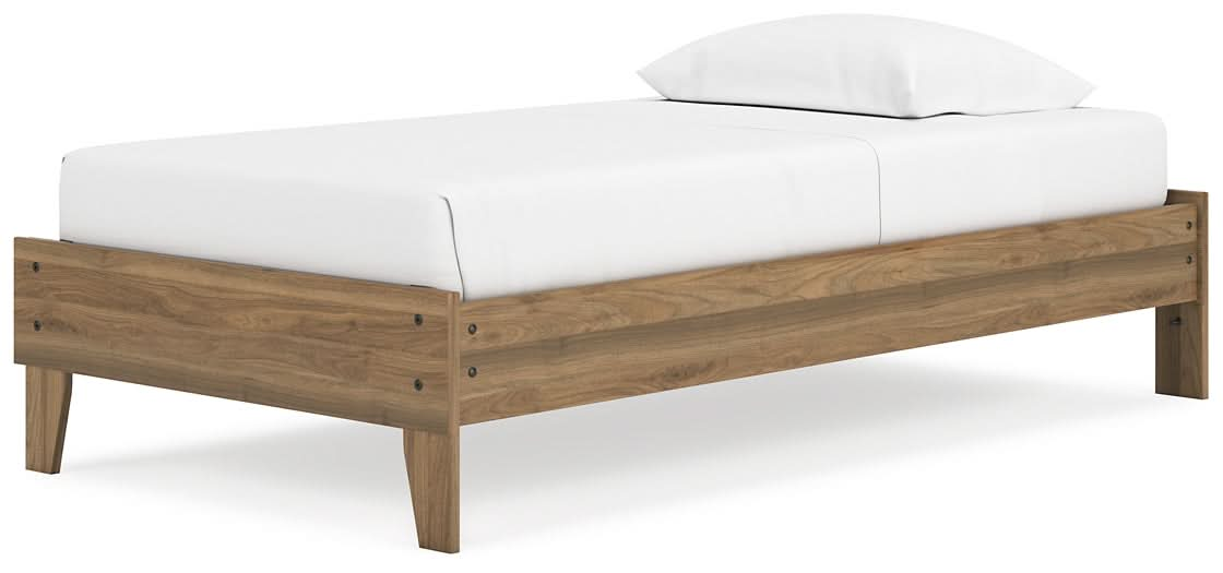 Ashley Express - Deanlow Twin Platform Bed with Nightstand - Walo Furniture