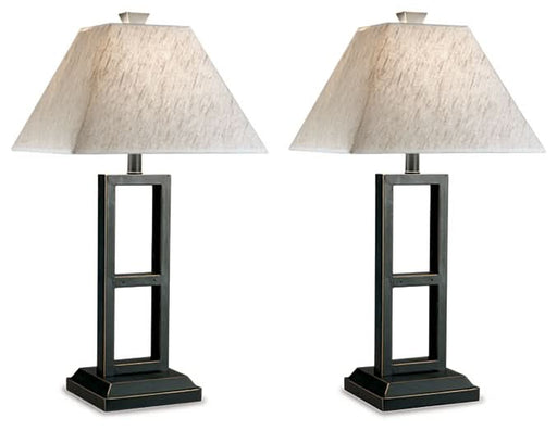 Ashley Express - Deidra Metal Table Lamp (2/CN) - Walo Furniture