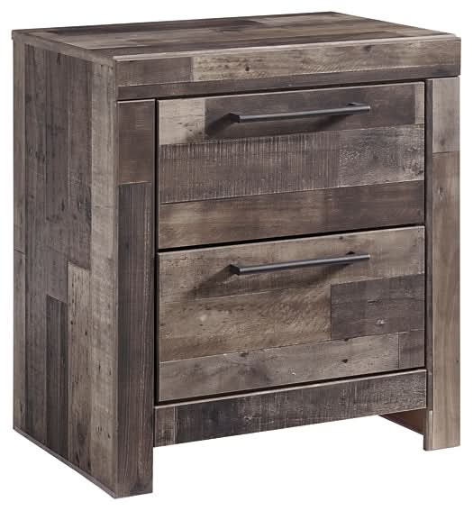 Ashley Express - Derekson Two Drawer Night Stand - Walo Furniture