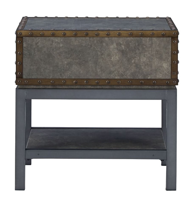 Ashley Express - Derrylin Rectangular End Table - Walo Furniture