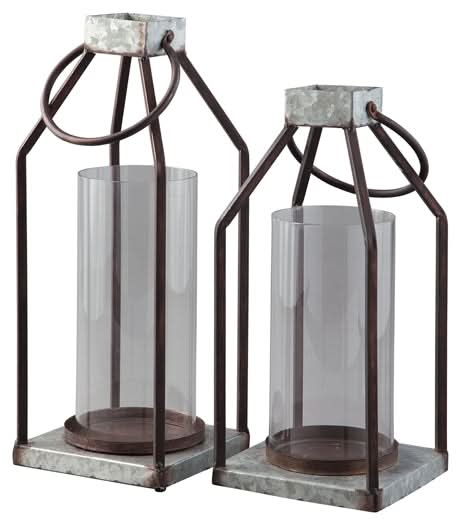 Ashley Express - Diedrick Lantern Set (2/CN) - Walo Furniture