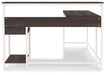 Ashley Express - Dorrinson L - Desk with Storage - Walo Furniture