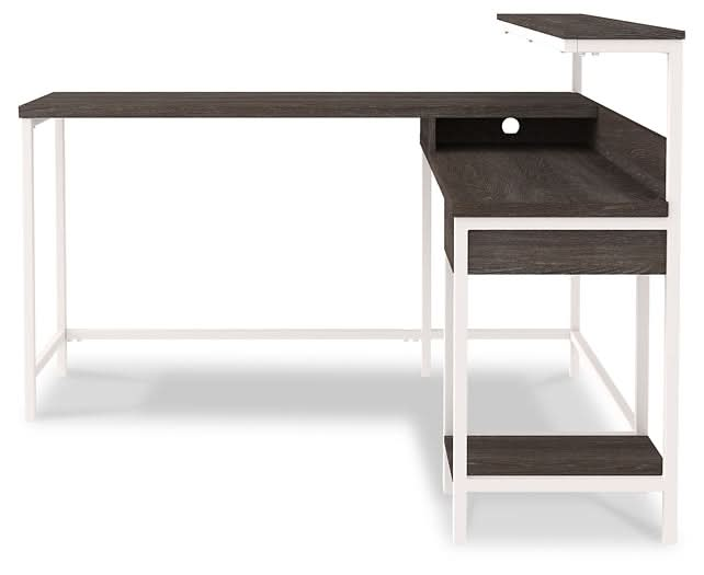 Ashley Express - Dorrinson L - Desk with Storage - Walo Furniture