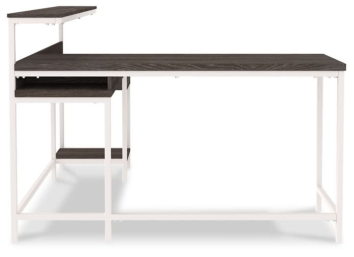 Ashley Express - Dorrinson L - Desk with Storage - Walo Furniture