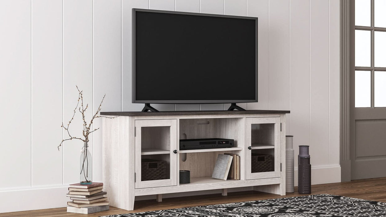 Ashley Express - Dorrinson LG TV Stand w/Fireplace Option - Walo Furniture