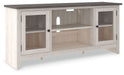 Ashley Express - Dorrinson LG TV Stand w/Fireplace Option - Walo Furniture