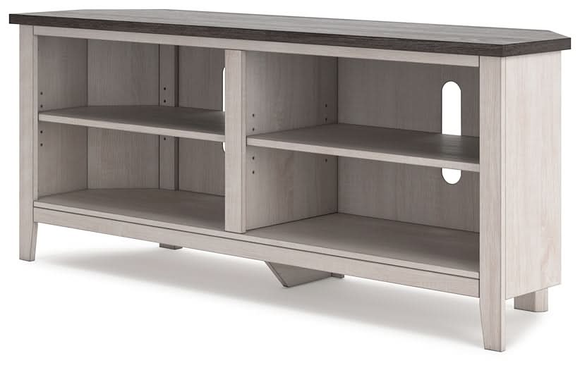 Ashley Express - Dorrinson Medium Corner TV Stand - Walo Furniture