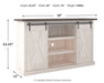 Ashley Express - Dorrinson Medium TV Stand - Walo Furniture