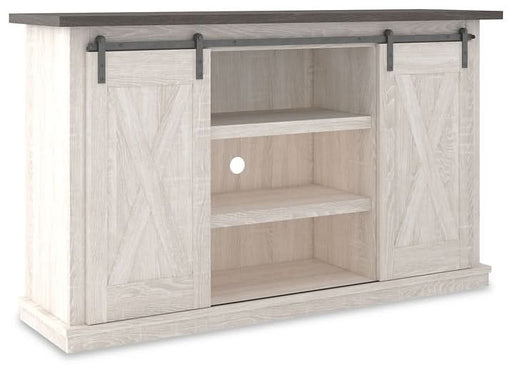 Ashley Express - Dorrinson Medium TV Stand - Walo Furniture