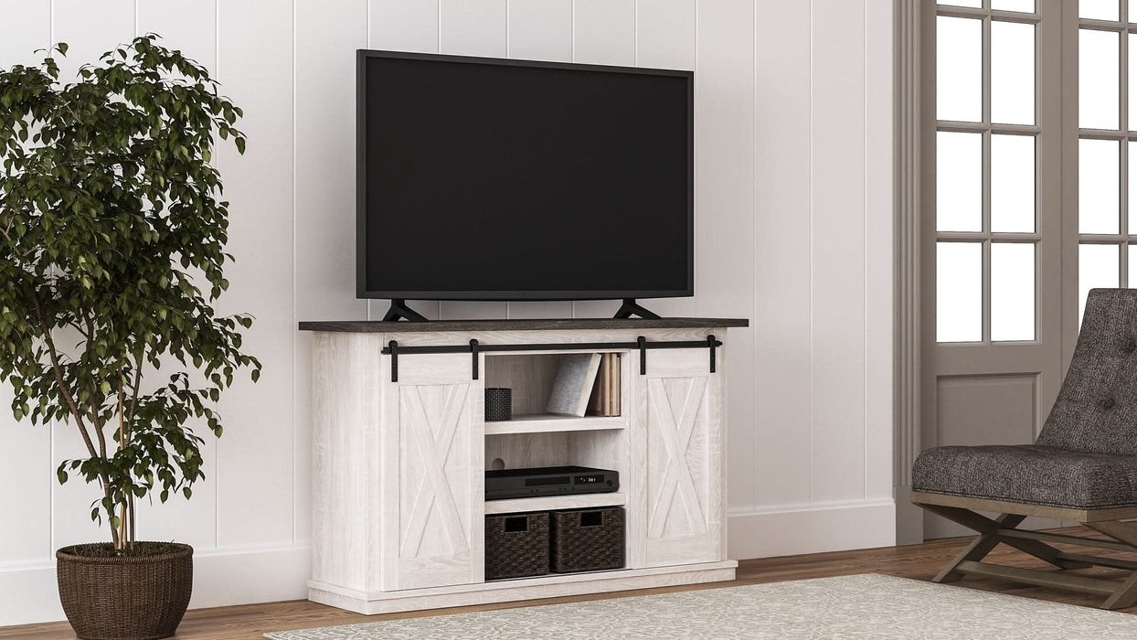 Ashley Express - Dorrinson Medium TV Stand - Walo Furniture