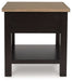 Ashley Express - Drazmine Rectangular End Table - Walo Furniture