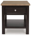 Ashley Express - Drazmine Rectangular End Table - Walo Furniture