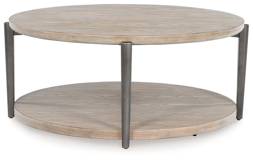 Ashley Express - Dyonton Round Cocktail Table - Walo Furniture