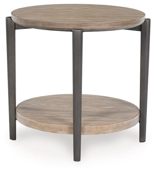 Ashley Express - Dyonton Round End Table - Walo Furniture