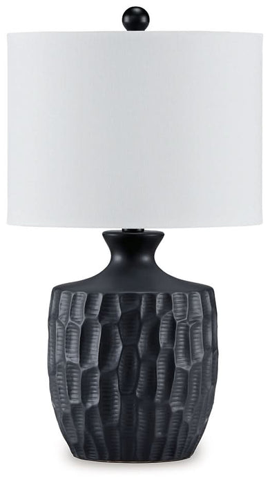 Ashley Express - Ellisley Ceramic Table Lamp (1/CN) - Walo Furniture