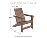 Ashley Express - Emmeline Adirondack Chair - Walo Furniture