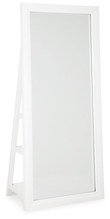 Ashley Express - Evesen Floor Standing Mirror/Storage - Walo Furniture