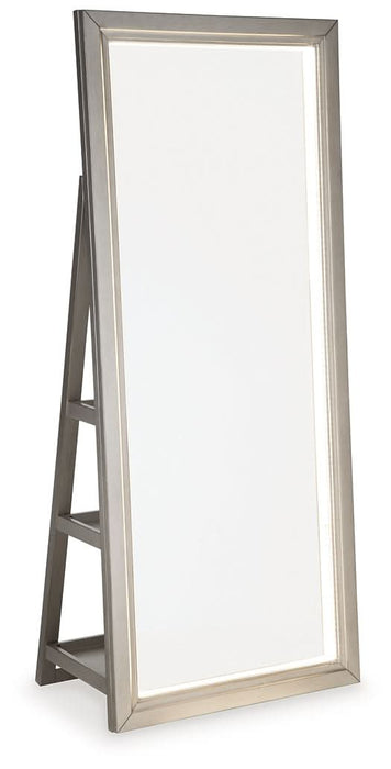 Ashley Express - Evesen Floor Standing Mirror/Storage - Walo Furniture