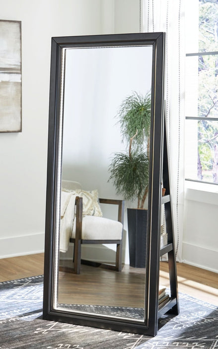 Ashley Express - Evesen Floor Standing Mirror/Storage - Walo Furniture