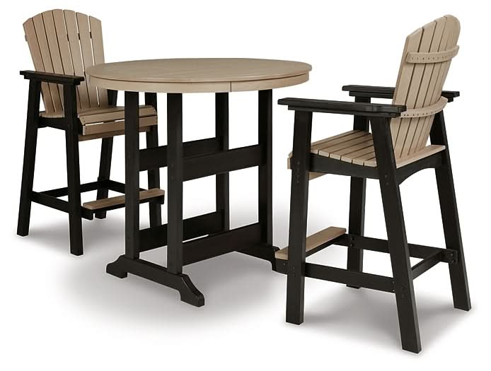 Ashley Express - Fairen Trail Outdoor Bar Table and 2 Barstools - Walo Furniture