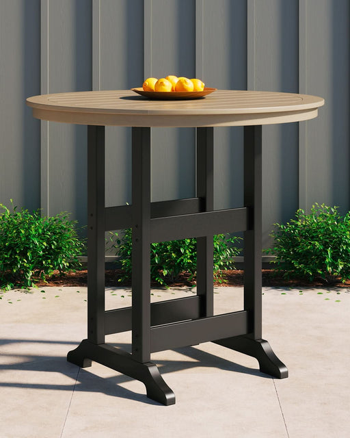 Ashley Express - Fairen Trail Round Bar Table w/UMB OPT - Walo Furniture