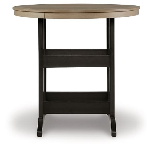 Ashley Express - Fairen Trail Round Bar Table w/UMB OPT - Walo Furniture