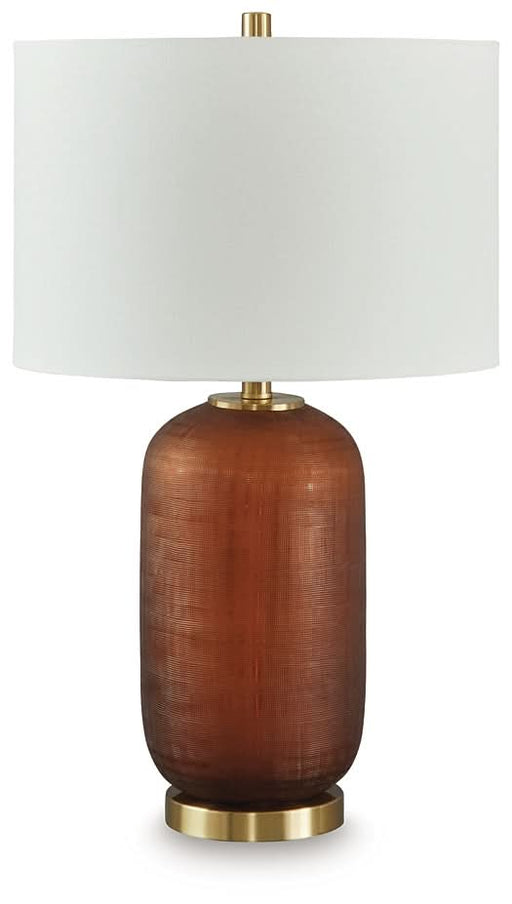 Ashley Express - Farberman Glass Table Lamp (1/CN) - Walo Furniture