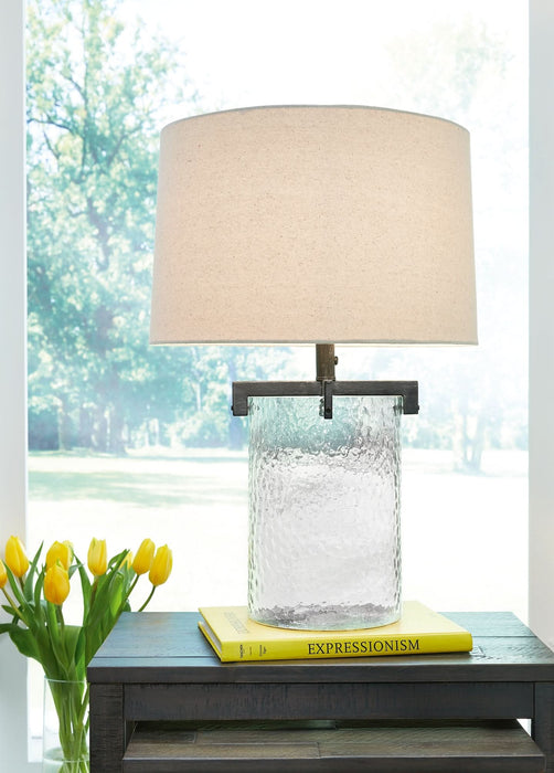 Ashley Express - Fentonley Glass Table Lamp (1/CN) - Walo Furniture