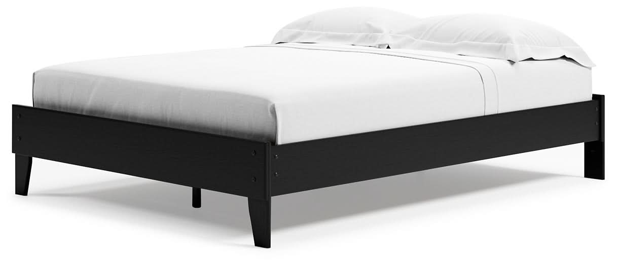 Ashley Express - Finch Queen Platform Bed with Dresser, Chest and Nightstand - Walo Furniture