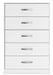 Ashley Express - Flannia Five Drawer Chest - Walo Furniture