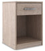 Ashley Express - Flannia One Drawer Night Stand - Walo Furniture