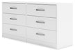 Ashley Express - Flannia Six Drawer Dresser - Walo Furniture