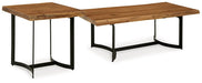 Ashley Express - Fortmaine Coffee Table with 1 End Table - Walo Furniture