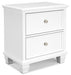 Ashley Express - Fortman Two Drawer Night Stand - Walo Furniture