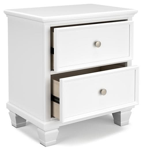 Ashley Express - Fortman Two Drawer Night Stand - Walo Furniture