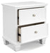 Ashley Express - Fortman Two Drawer Night Stand - Walo Furniture