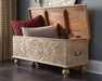 Ashley Express - Fossil Ridge Storage Bench - Walo Furniture