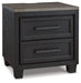 Ashley Express - Foyland Two Drawer Night Stand - Walo Furniture