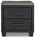 Ashley Express - Foyland Two Drawer Night Stand - Walo Furniture