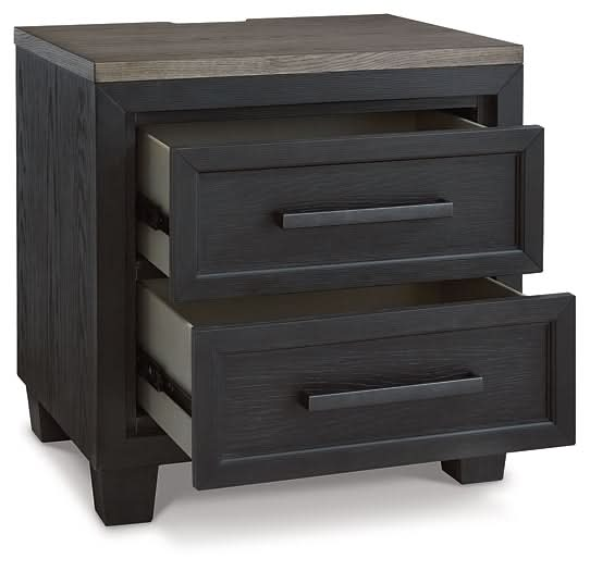 Ashley Express - Foyland Two Drawer Night Stand - Walo Furniture