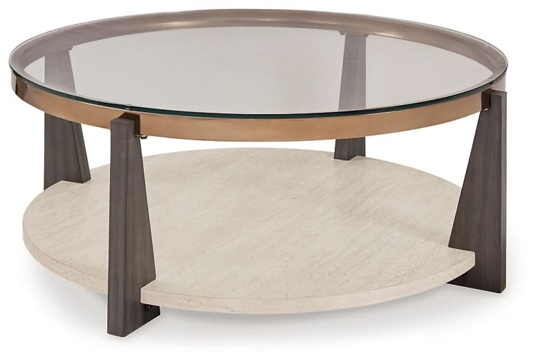 Ashley Express - Frazwa Coffee Table with 2 End Tables - Walo Furniture